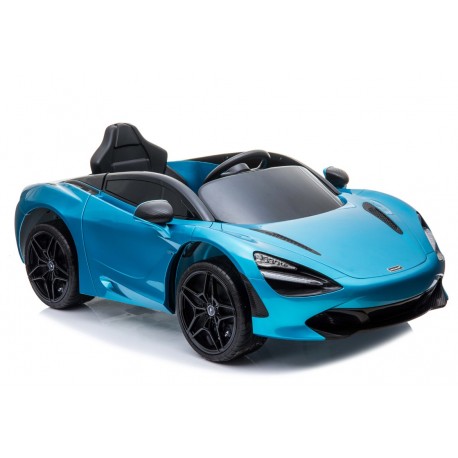 McLaren 720S 12v blå-lakering m/gummihjul