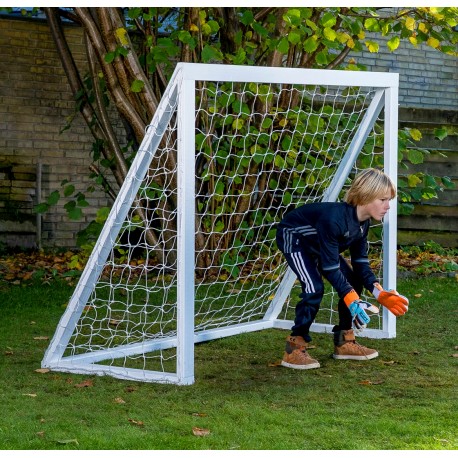 Fodboldmål Pro Junior - 175 x 140 cm hvid